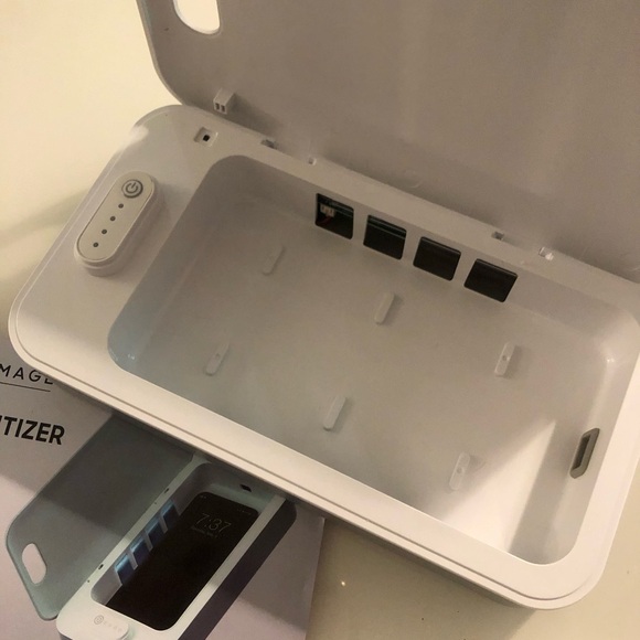 🔥 4 / $20 🔥 ✨ Sharper Image UV-Zone Phone Sanitizer + Charger ✨ - Picture 6 of 6